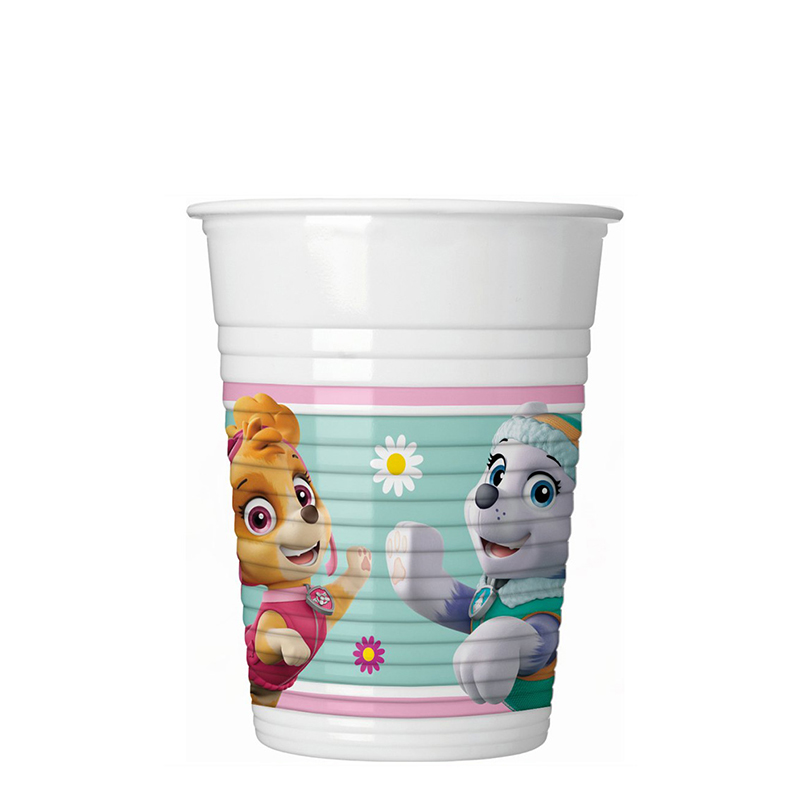 ΠΟΤΗΡΙΑ ΠΛΑΣΤΙΚΑ PAW PATROL SKYE AND EVEREST 8TMX