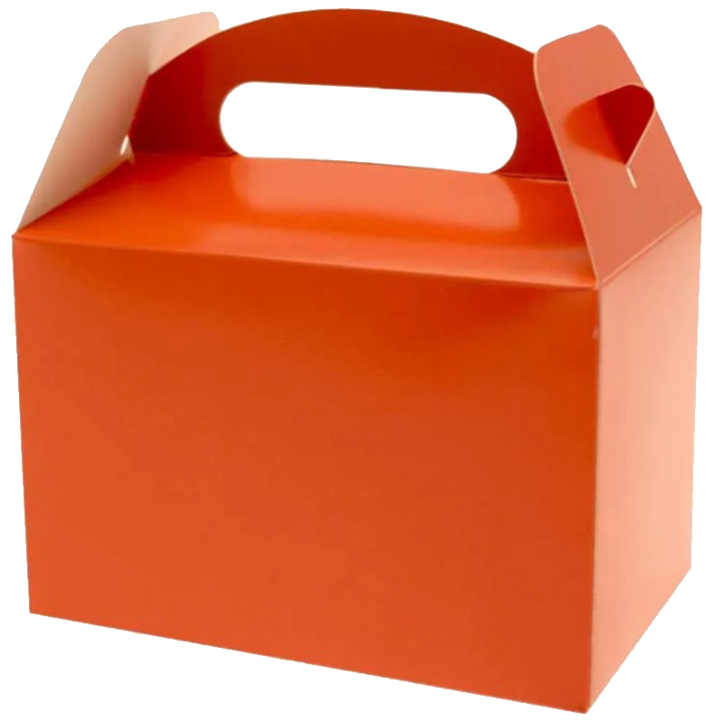 ΧΑΡΤΙΝΟ ΚΟΥΤΙ_ LUNCH BOX ΠΟΡΤΟΚΑΛΙ 6ΤΜΧ