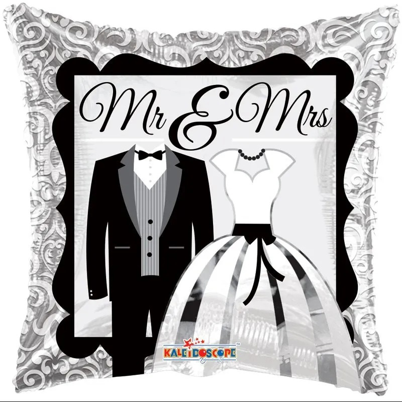 FOIL 18'' MR AND MRS ΤΕΤΡΑΓΩΝΟ