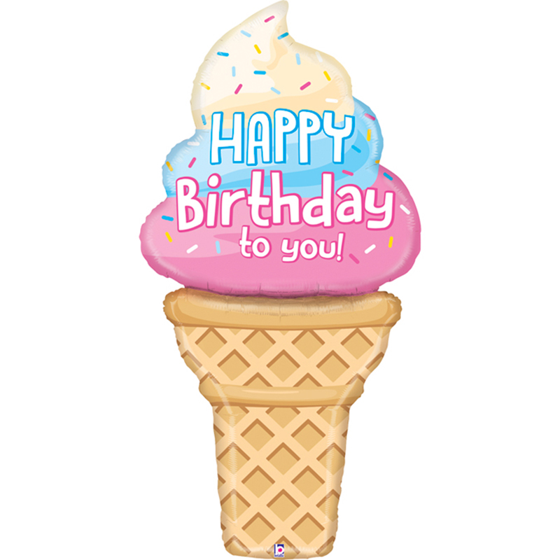 FOIL S/S HAPPY BIRTHDAY ΠΑΓΩΤΟ ΧΩΝΑΚΙ