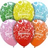 LATEX 12'' ΤΥΠΩΜΕΝΑ HAPPY BIRTHDAY CRAZY 25TMX