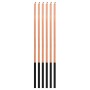 ΚΕΡΑΚΙΑ ΤΟΥΡΤΑΣ MAGIC FLAMES ROSE GOLD ΜΕΤΑΛΛΙΚΑ SLIM 6ΤΜΧ