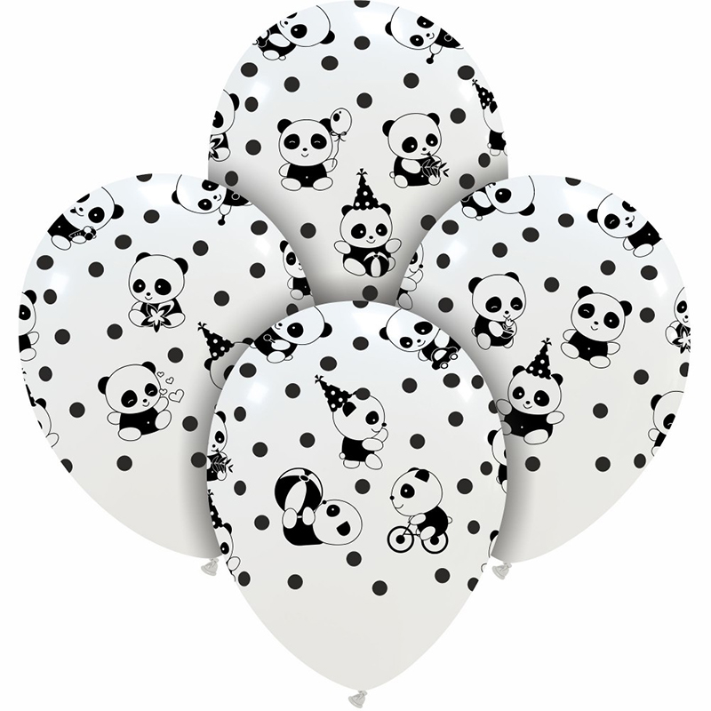 LATEX 12'' ΤΥΠΩΜΕΝΟ PANDA PARTY 25TEM