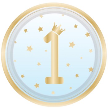 ΠΙΑΤΑ ΜΕΓΑΛΑ 1ST BIRTHDAY OMBRE ΣΙΕΛ 8ΤΜΧ