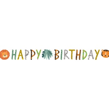 LETTER BANNER HAPPY BIRTHDAY GET WILD 1ΤΜΧ