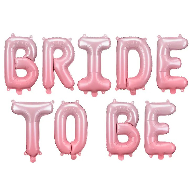 FOIL air filled BRIDE TO BE ΡΟΖ