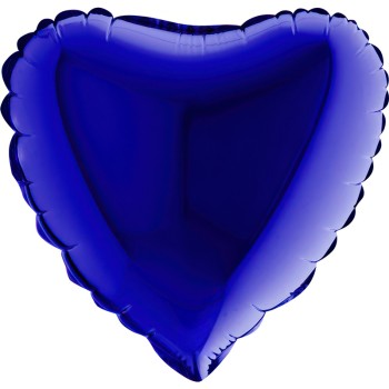 FOIL 18'' ΚΑΡΔΙΑ ΜΠΛΕ NAVY (CAPRI)
