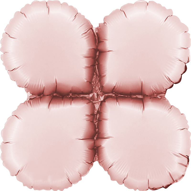 FOIL ΒΑΣΗ MEDIUM 26'' SATIN ΡΟΖ ΣΤΡΟΓΓΥΛΟ