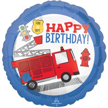 FOIL 17'' HAPPY BDAY ΠΥΡΟΣΒΕΣΤΙΚΟ 