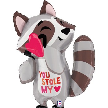 FOIL S/S RACCOON YOU STOLE MY HEART