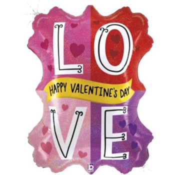 FOIL S/S VALENTINE LOVE COLOR Προσφορά!