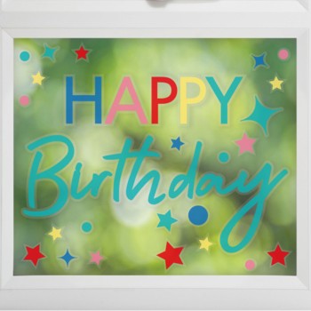 ΑΥΤΟΚΟΛΛΗΤΑ ΓΙΑ ΤΖΑΜΙ HAPPY BIRTHDAY 46TMX