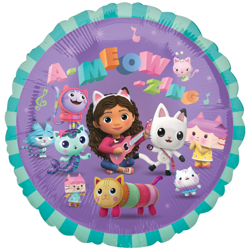 FOIL 17'' GABBY'S DOLLHOUSE A-MEOW-ZING