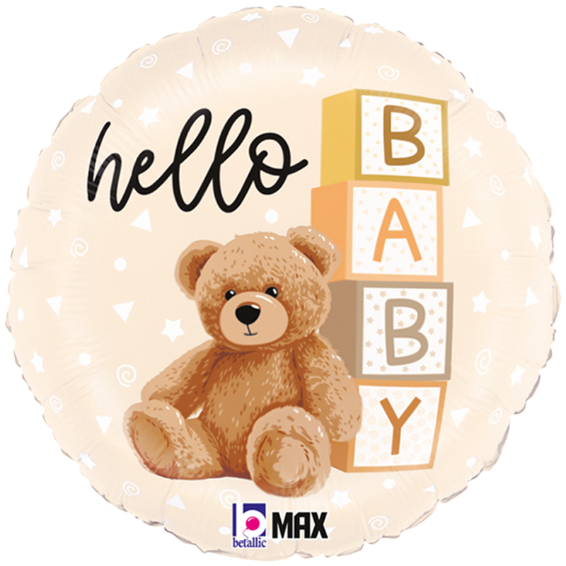 FOIL 18'' HELLO BABY ΑΡΚΟΥΔΑΚΙ