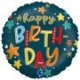FOIL 18'' STARS BIRTHDAY
