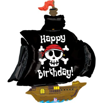 FOIL S/S ΠΕΙΡΑΤΙΚΟ ΚΑΡΑΒΙ BIRTHDAY