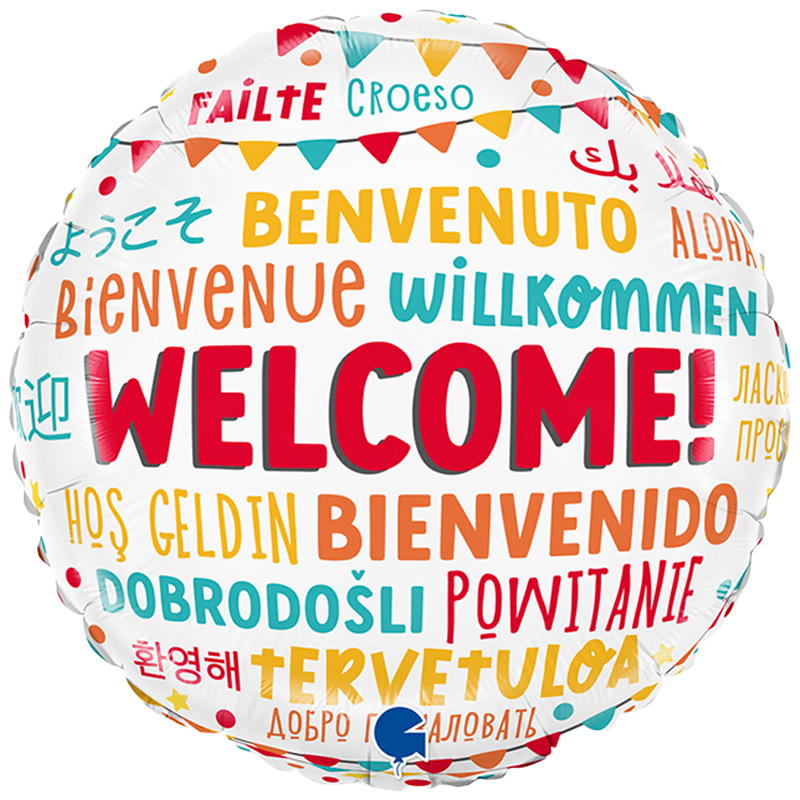 FOIL 18'' WELCOME ΣΕ ΟΛΕΣ ΤΙΣ ΓΛΩΣΣΕΣ