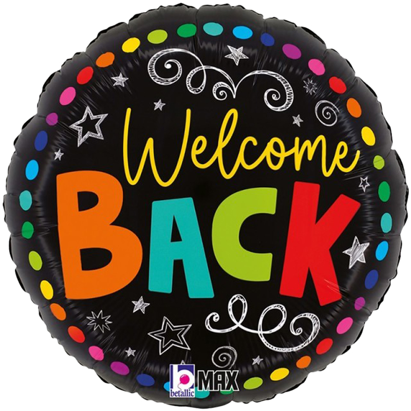 FOIL 18'' WELCOME BACK ΠΟΛΥΧΡΩΜΟ