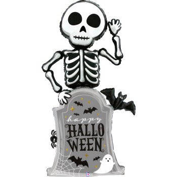 FOIL S/S SPCL DELIVERY ΣΚΕΛΕΤΟΣ HALLOWEEN