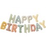 FOIL ΦΡΑΣΗ HAPPY BIRTHDAY με μοτίβα