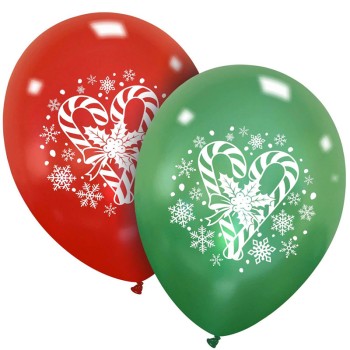 LATEX 12' ΤΥΠΩΜΕΝΟ XMAS ΜΠΑΣΤΟΥΝΙ μεταλλικά 25ΤΕΜ