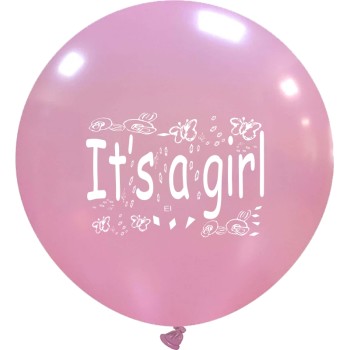 LATEX 36'' ΑΕΡΟΣΤΑΤΟ ΤΥΠΩΜΕΝΟ IT'S A GIRL 1ΤΜΧ