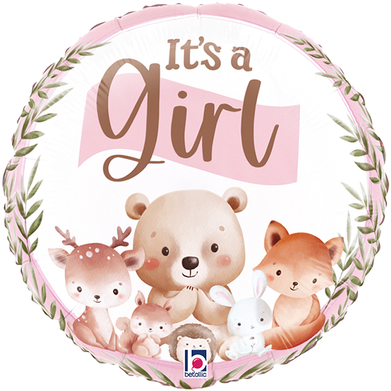 FOIL 18'' ΖΩΑΚΙΑ ΔΑΣΟΥΣ IT'S A GIRL