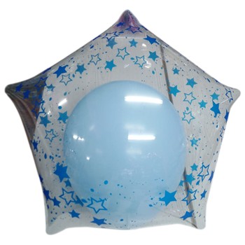 FOIL TAKARABUBBLE ΔΙΑΦΑΝΕΣ 22'' ΜΕ ΑΣΤΕΡΙΑ ΜΠΛΕ Προσφορά!!!