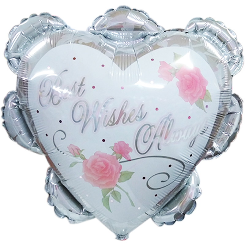FOIL 36'' Vintage BEST WISH ALWAYS ΛΟΥΛΟΥΔΙΑ Προσφορά!
