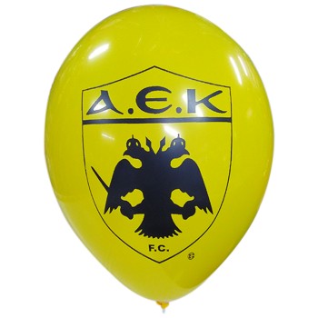 ΑΕΚ 12'' LATEX ΦΑΚΕΛΟ 10 ΤΕΜ