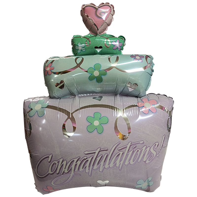 FOIL S/S ΤΟΥΡΤΑ ΓΑΜΟΥ CONGRATULATIONS Προσφορά!